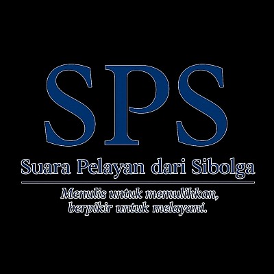 !Logo SPS – Suara Pelayan dari Sibolga  Logo ini memiliki latar putih dengan tipografi bersih dan profesional: - SPS ditulis besar dan tegas di bagian atas - Di bawahnya tertulis: Suara Pelayan dari Sibolga - Dan tagline: Menulis untuk memulihkan, berpikir untuk melayani